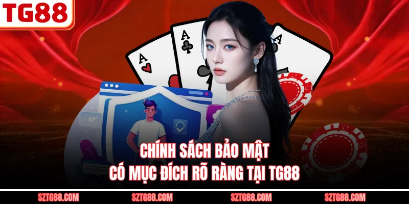 Chính sách bảo mật có mục đích rõ ràng tại TG88